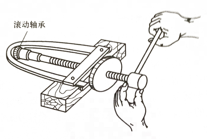 用專用拉具拆卸軸承.jpg