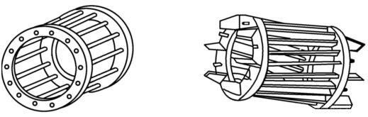 籠型異步電動(dòng)機(jī)的轉(zhuǎn)子繞組形式