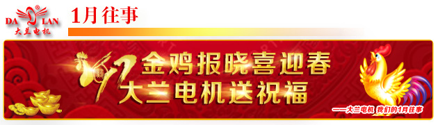 【1月往事】2017金雞報(bào)曉 大蘭電機(jī)送祝福